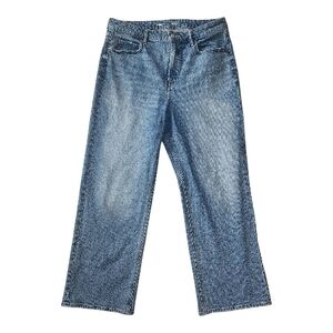 Old Navy Women's Blue Wide-Leg Jeans